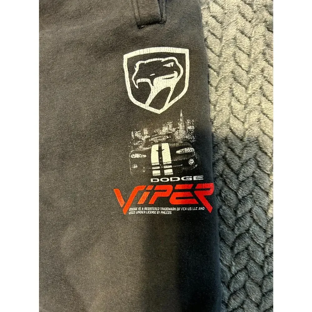 Abercrombie & Fitch Dodge Viper Graphic Sweatpants Kids 13/14 Charcoal Soft Wear